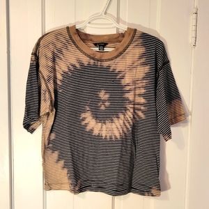 AE Studio tie dye stripe boxy tee